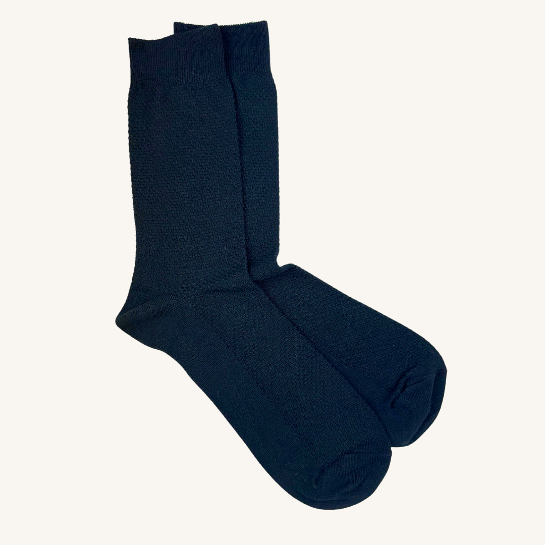 Dark Blue Bamboo Sock