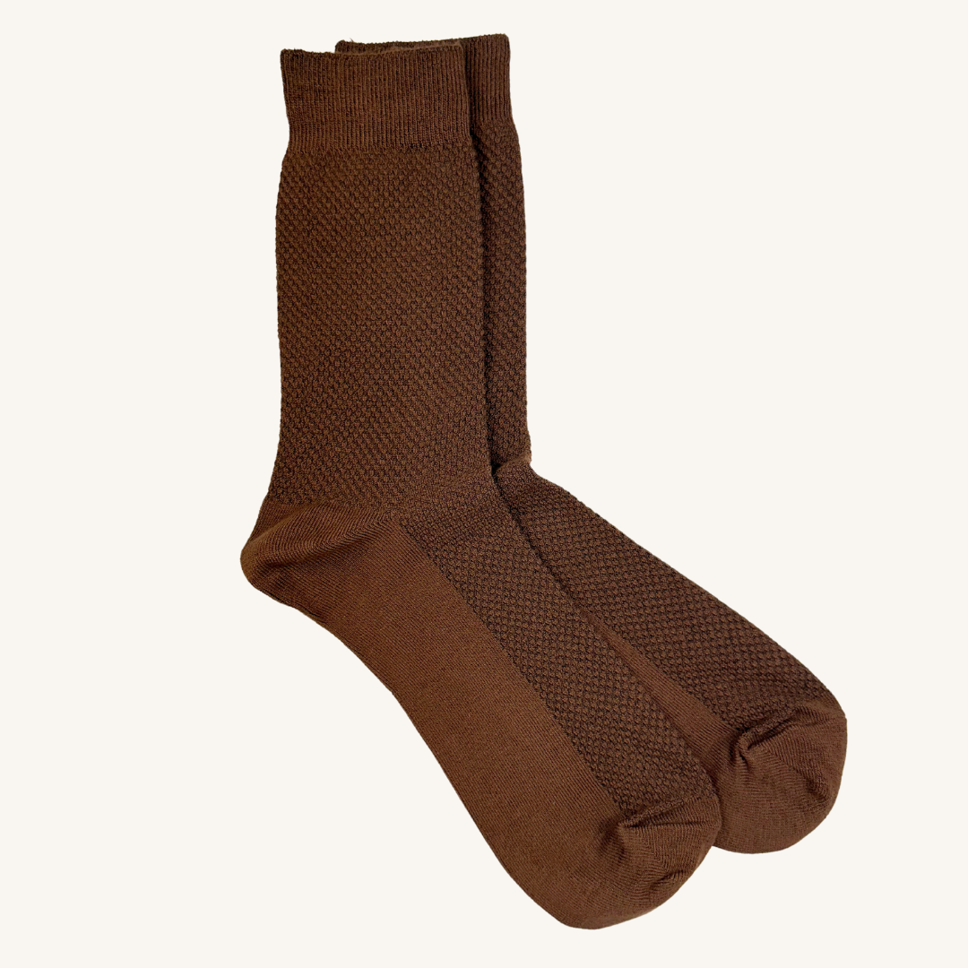 Brown Bamboo Sock