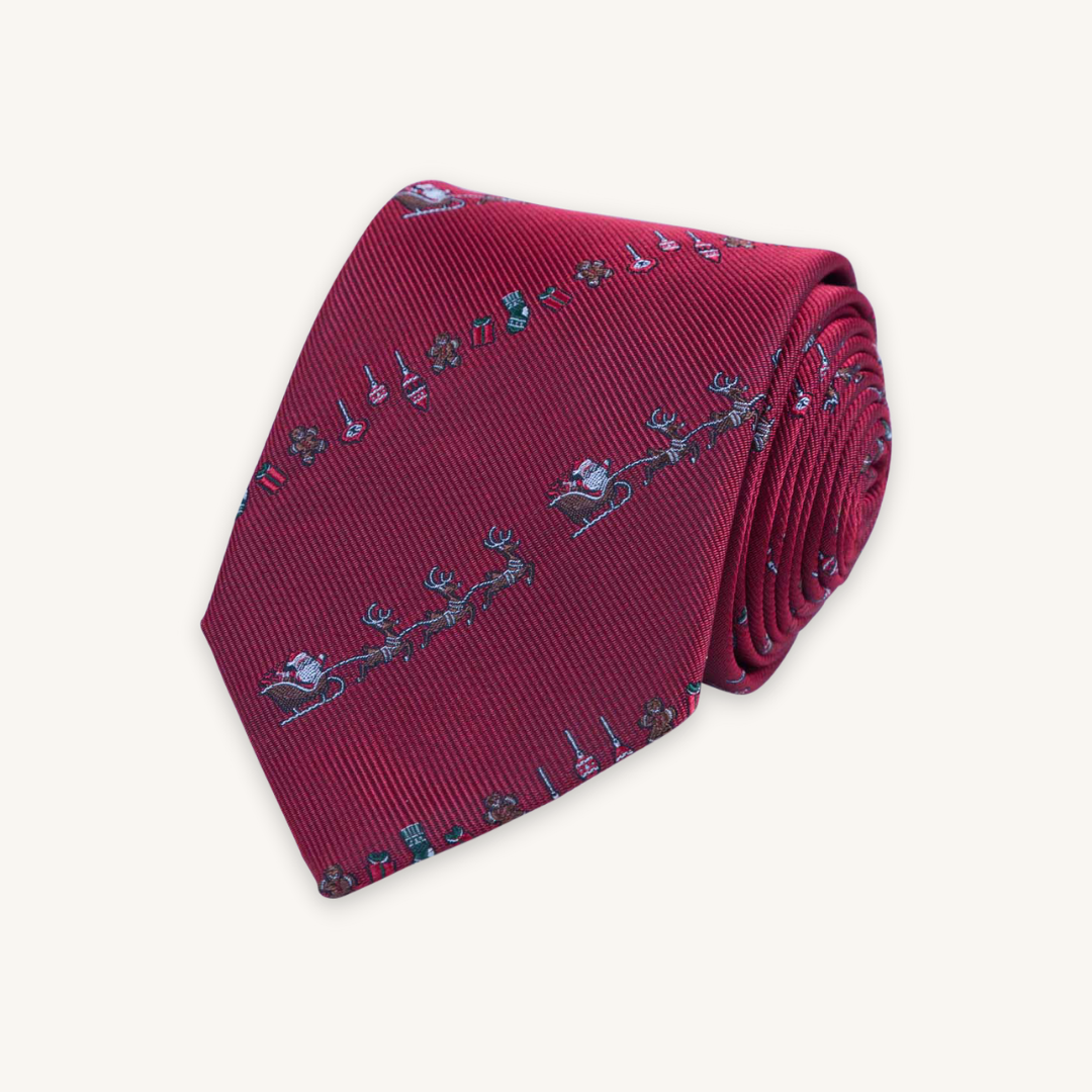 Red Christmas Tie