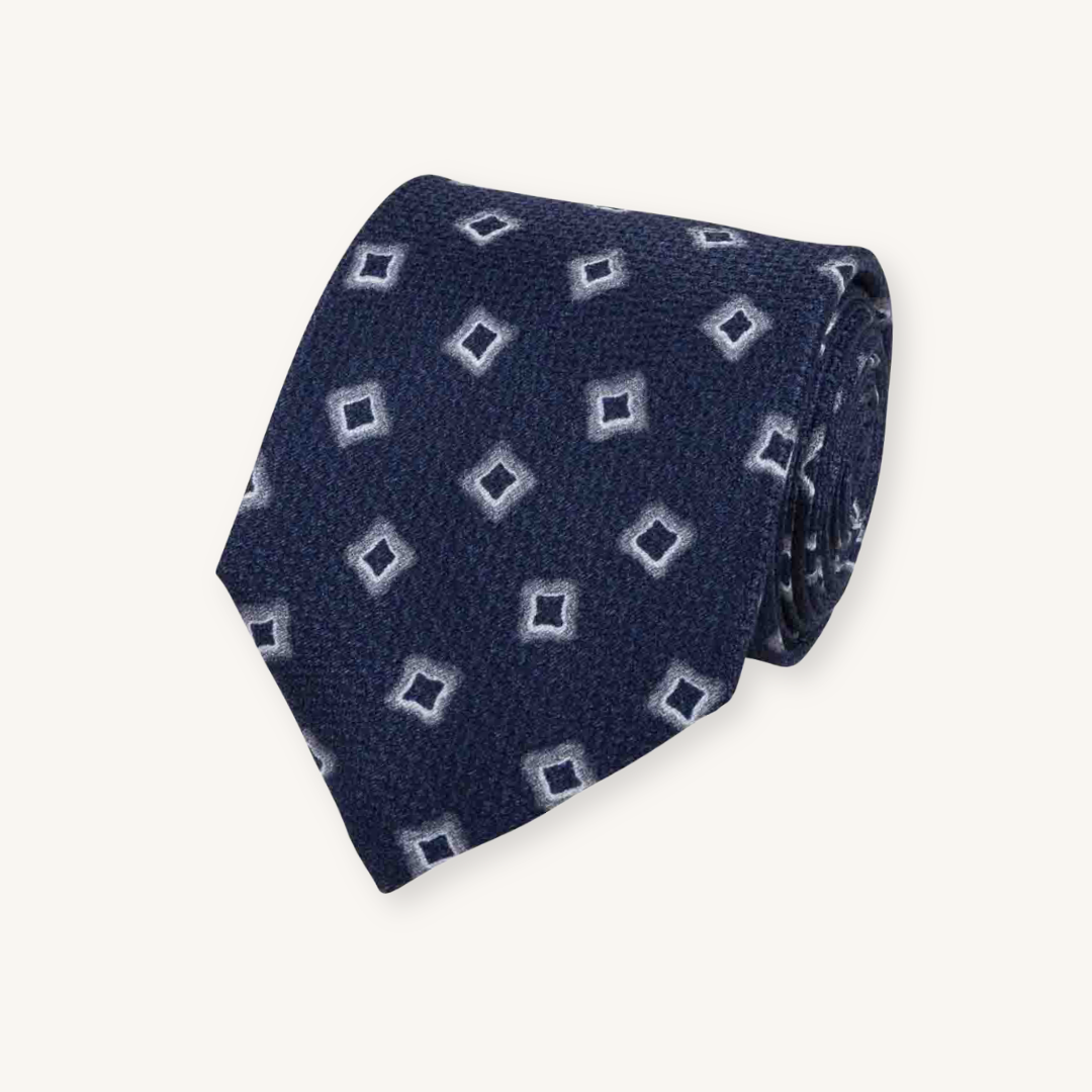 Dark Blue Silk Tie