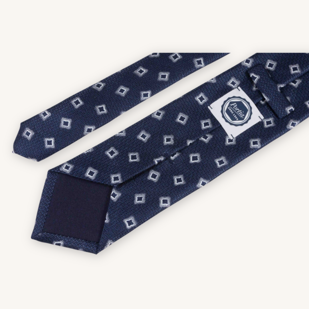 Dark Blue Silk Tie