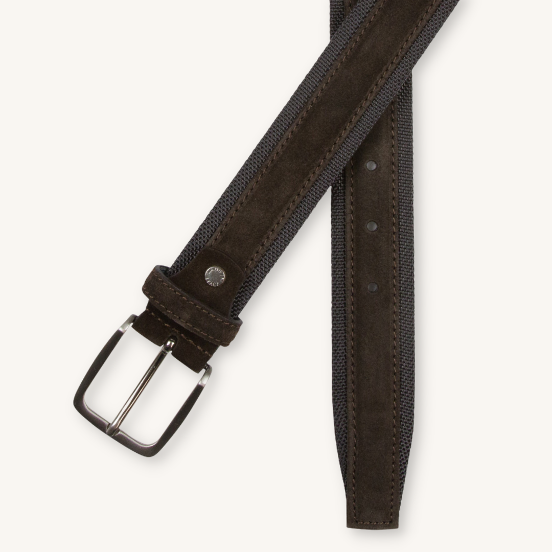 Brown Suede Belt