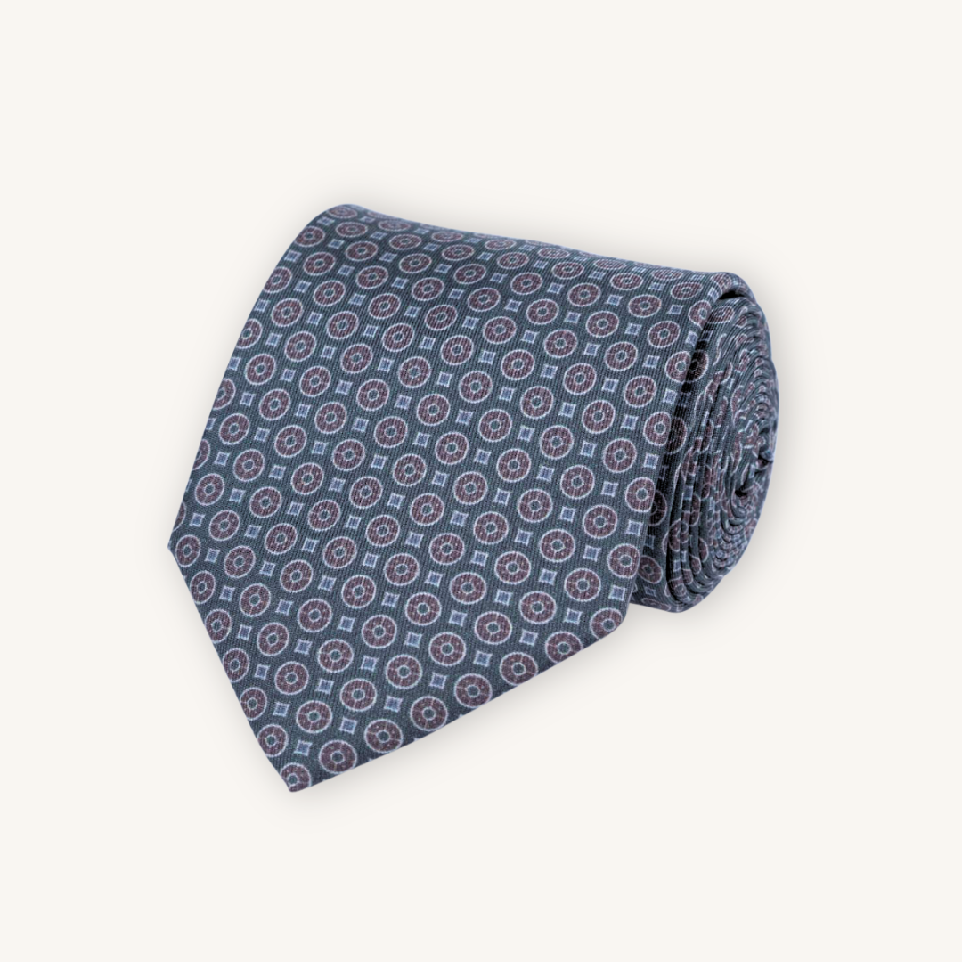 Green Silk Tie