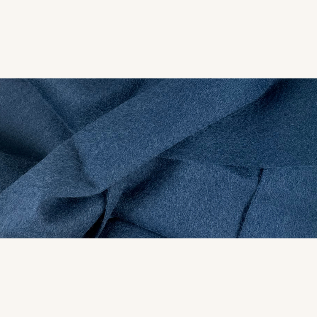 Blue Wool Scarf