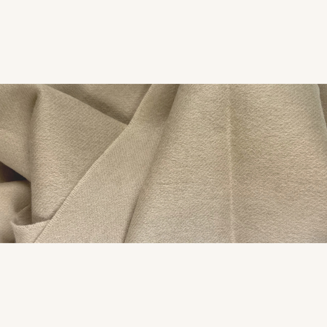 Light Beige Wool Scarf