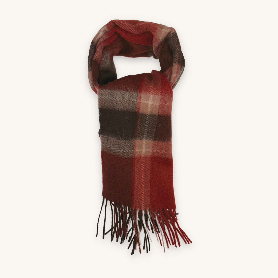 Red Wool Scarf