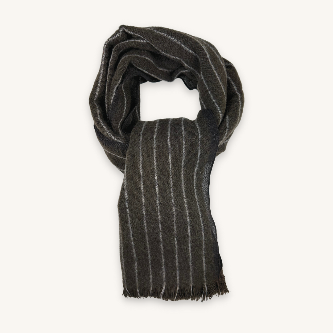 Brown Wool Scarf