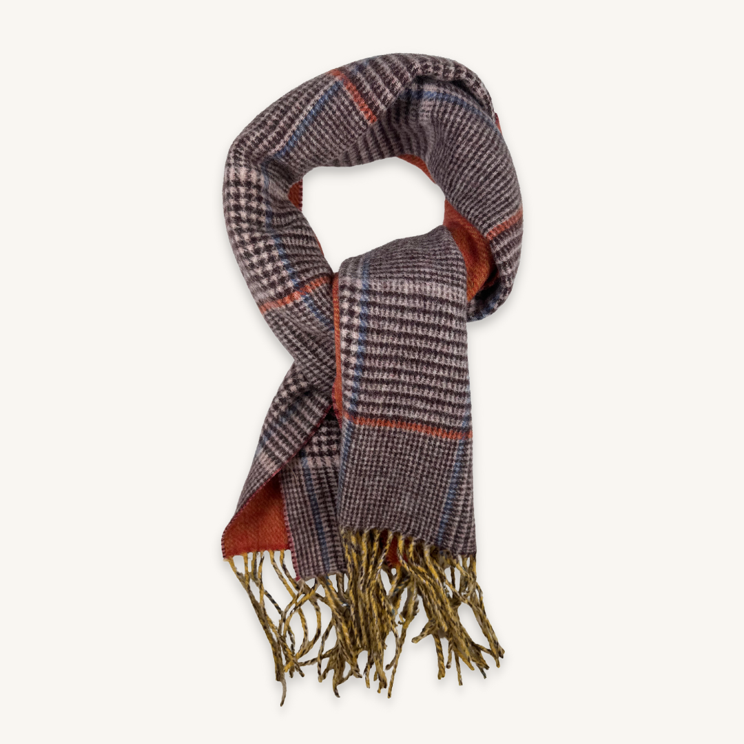 Orange Wool Scarf