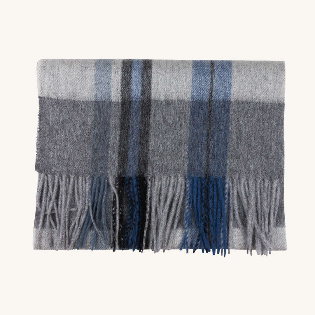 Grey Wool Scarf