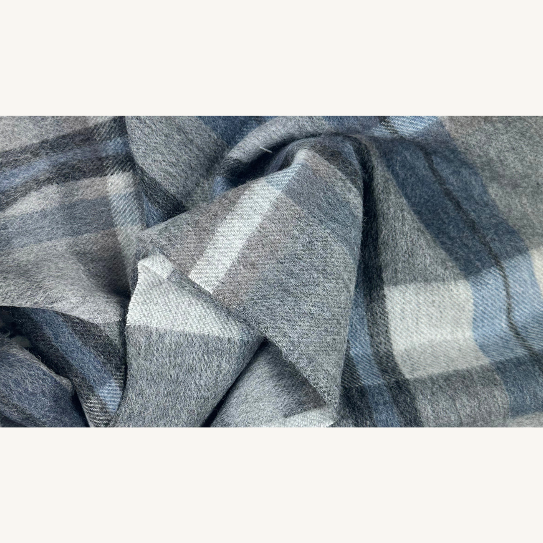 Grey Wool Scarf