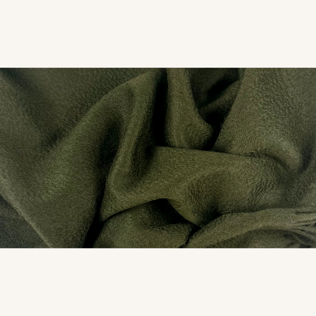 Green Cashmere Scarf