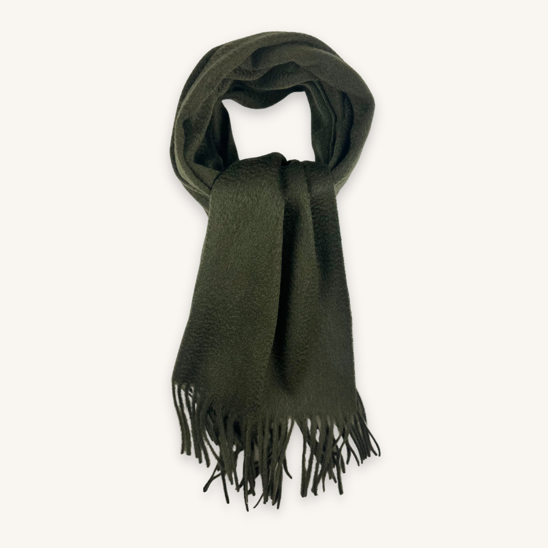 Green Cashmere Scarf