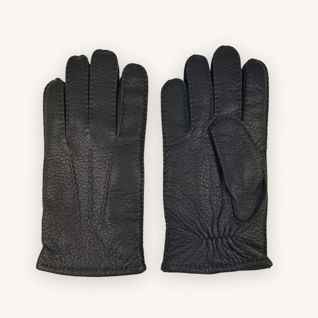 Dark Brown Deerskin Gloves