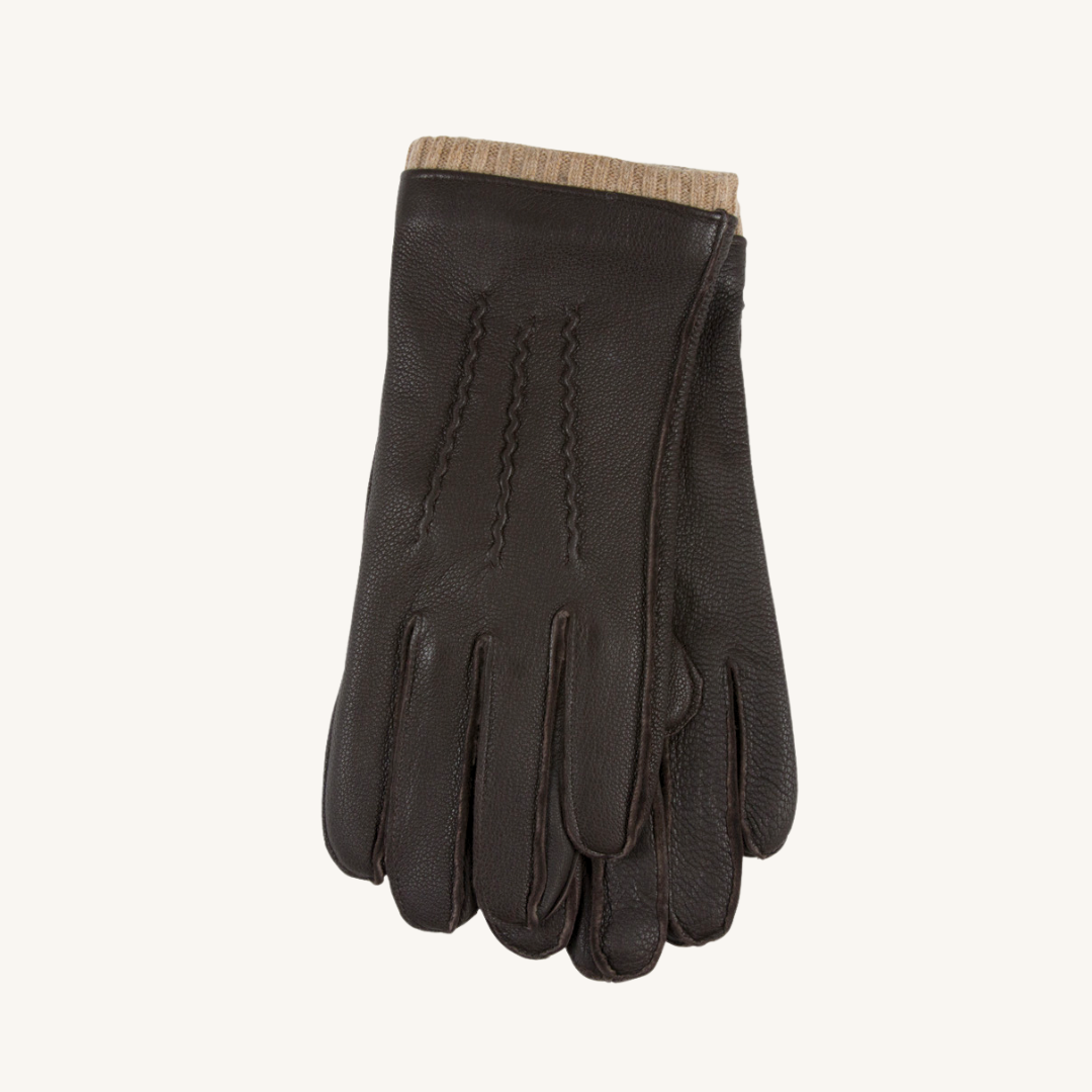 Brown Leather Gloves