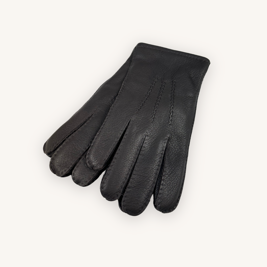 Dark Brown Deerskin Gloves