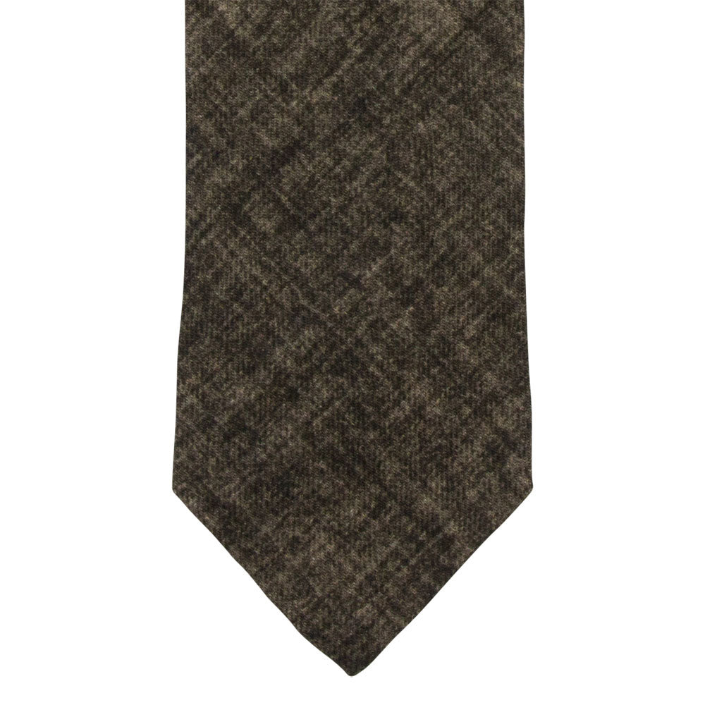 Brown Wool Tie