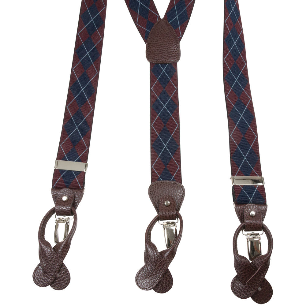 SUSPENDERS I EXCLUSIVE I BURGUNDY - Portia 1924